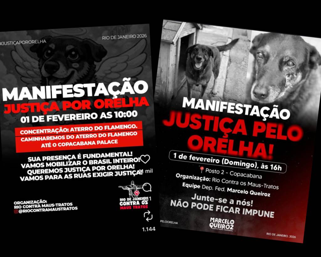 Caso Orelha: Rio terá duas manifestações pedindo justiça