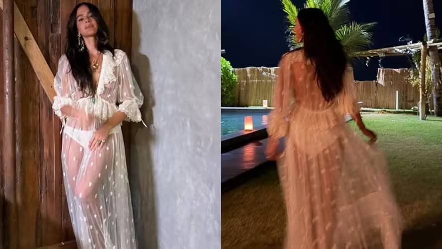 ‘Señorita’ Bruna Marquezine mostra look de 100000 reais usado no Réveillon