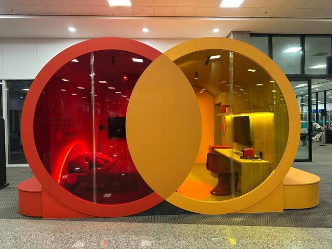 C&aacute;psula de descanso da Mastercard