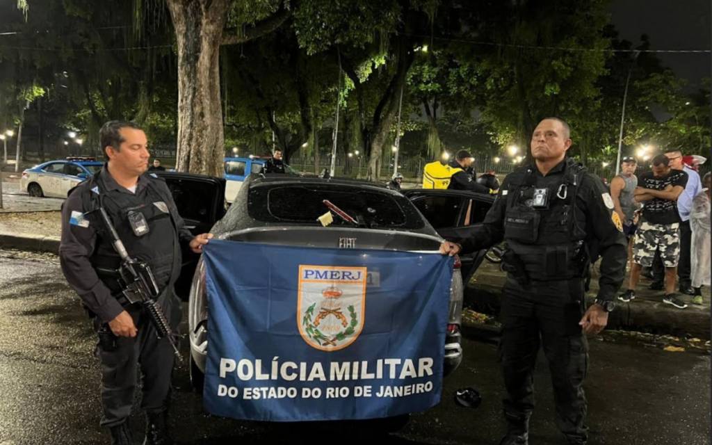 Perseguição policial com tiroteio no Aterro termina com dois presos