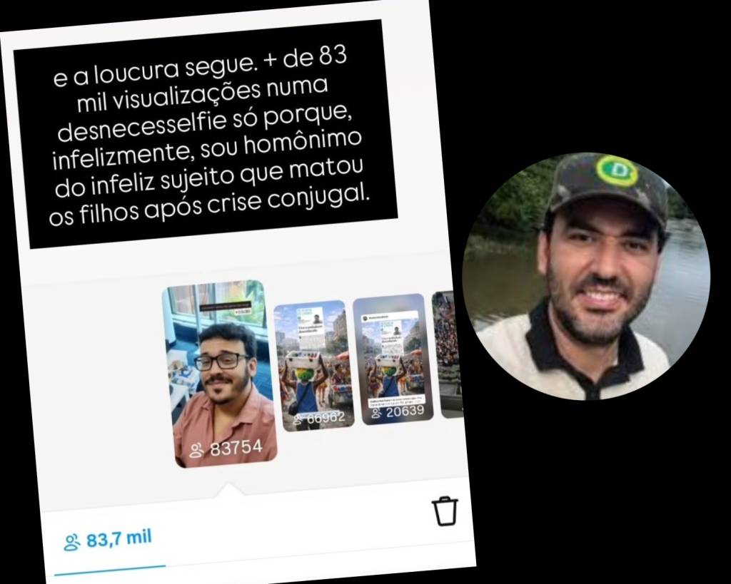 Carioca ganha seguidores por ser homônimo de criminoso de Itumbiara