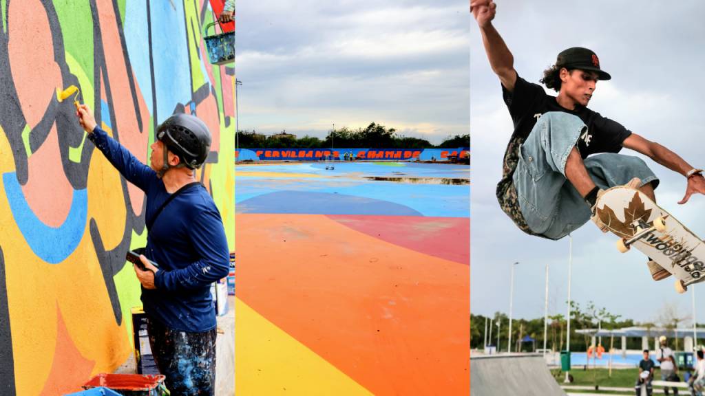 Academia, cascata e pista de skate: o que tem no Parque Nosso Sonho