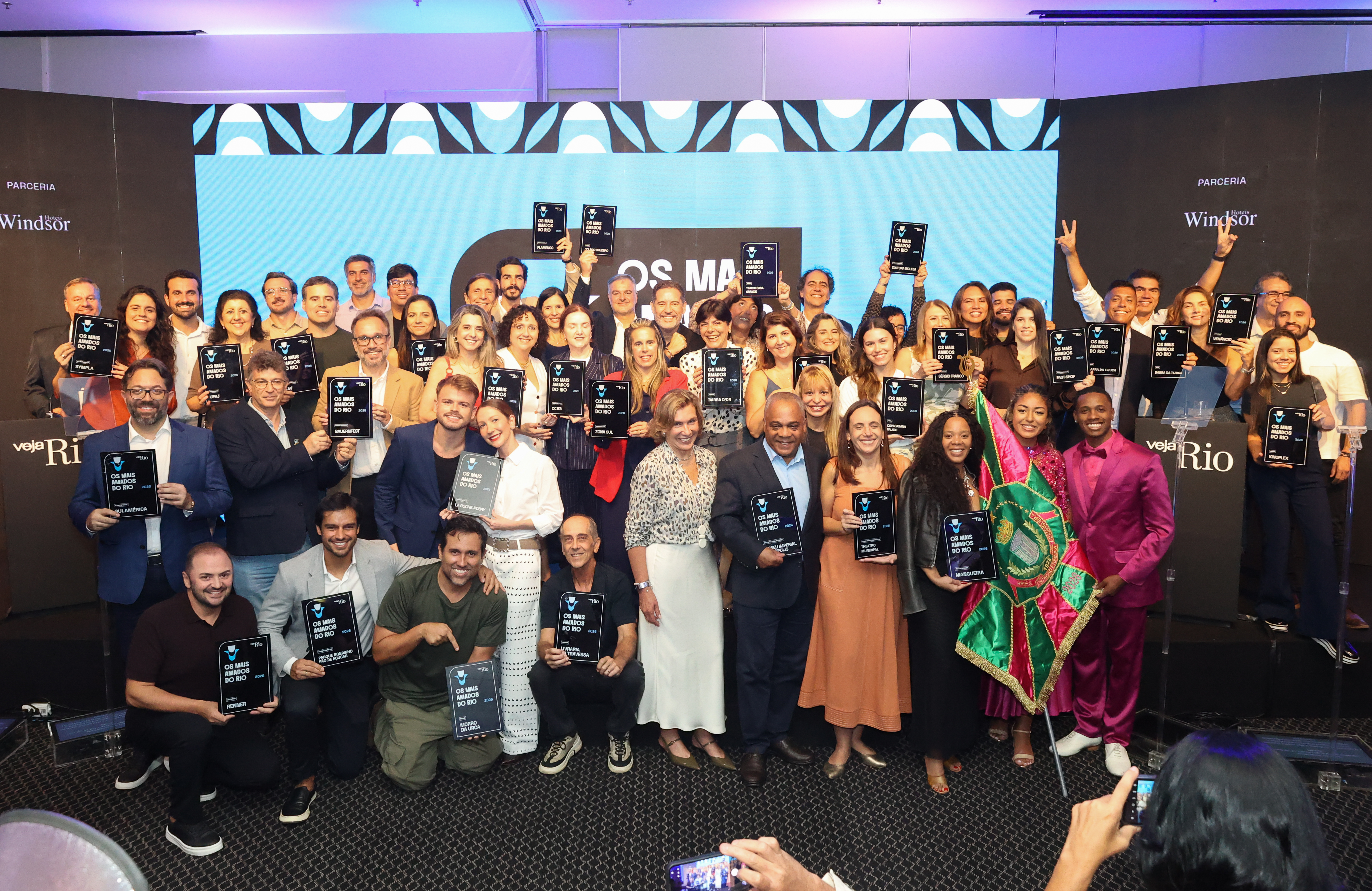 Os Mais Amados do Rio: 50 premiados em cerim&ocirc;nia no Windsor Florida