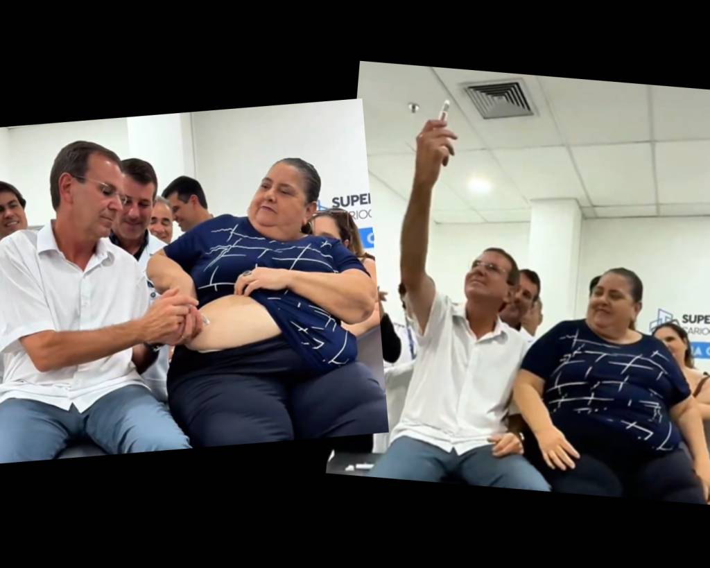 “Sou especialista em Ozempic”, diz Paes antes de aplicar dose em paciente
