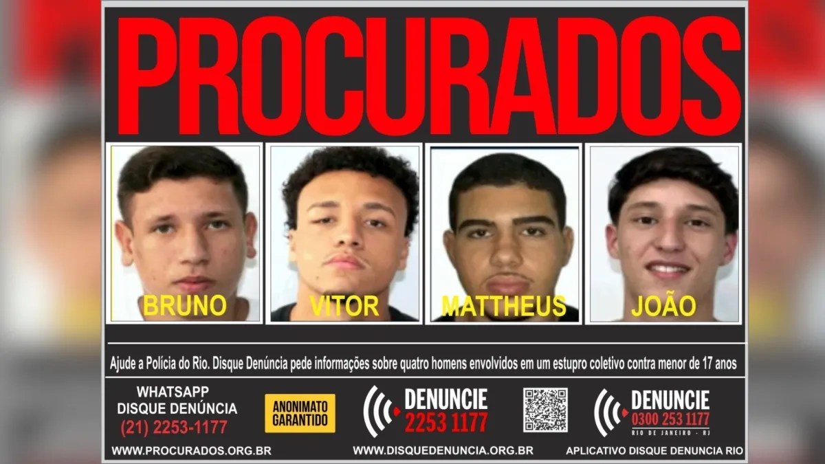 Último foragido no caso de estupro coletivo se entrega à polícia e é preso