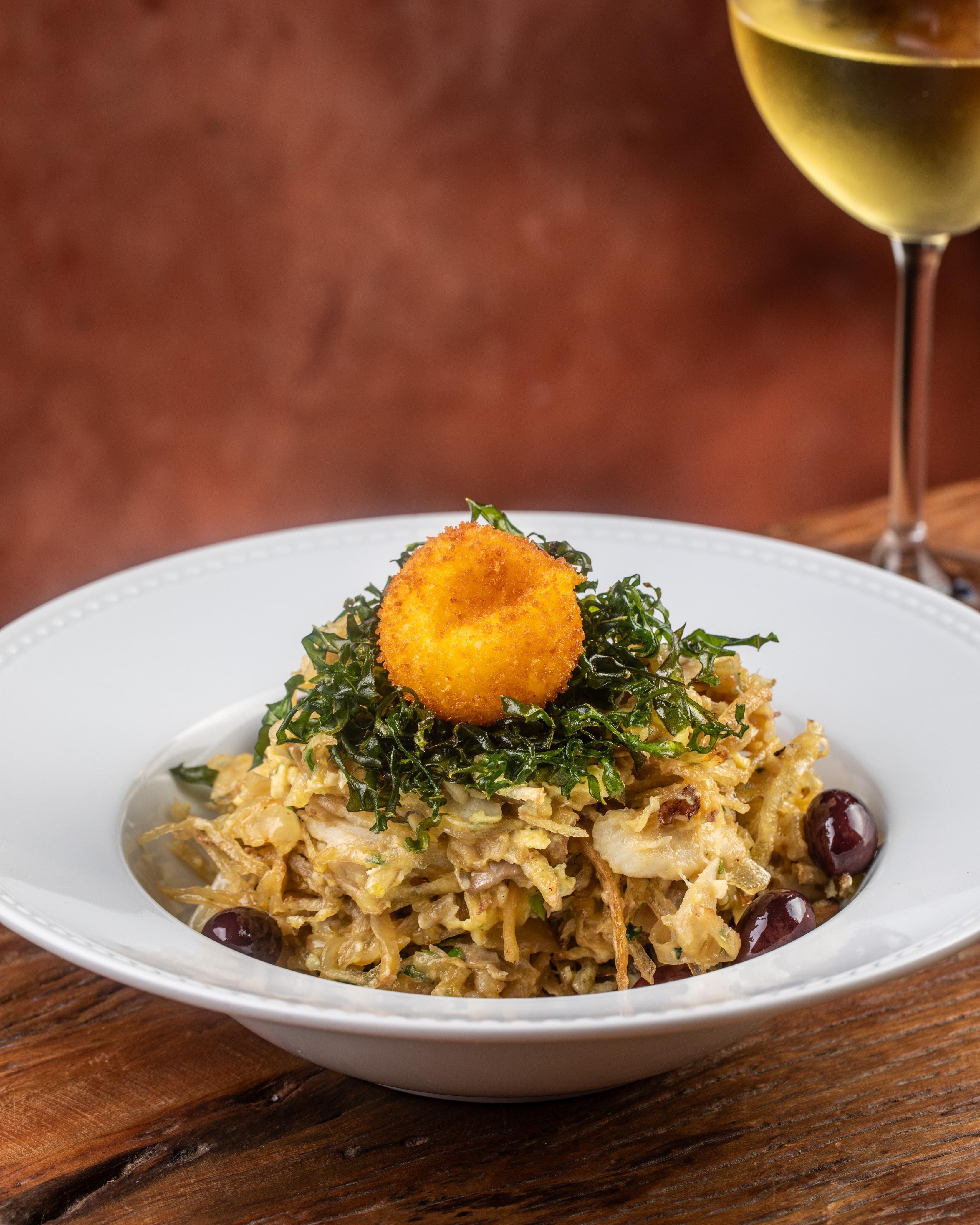 Bacalhau ao Br&aacute;z da Mercearia da Pra&ccedil;a