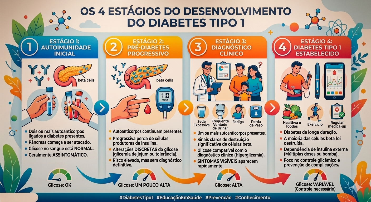 quatro estagios dm1