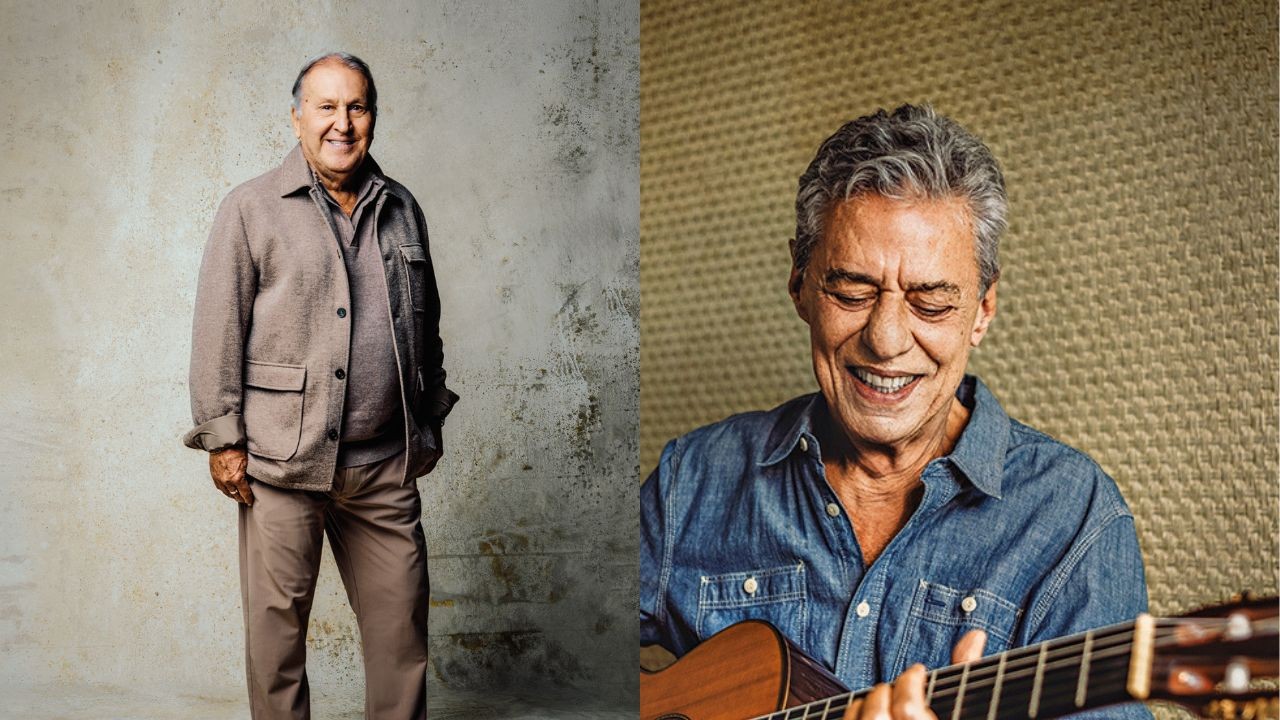 montagem Zico e Chico Buarque