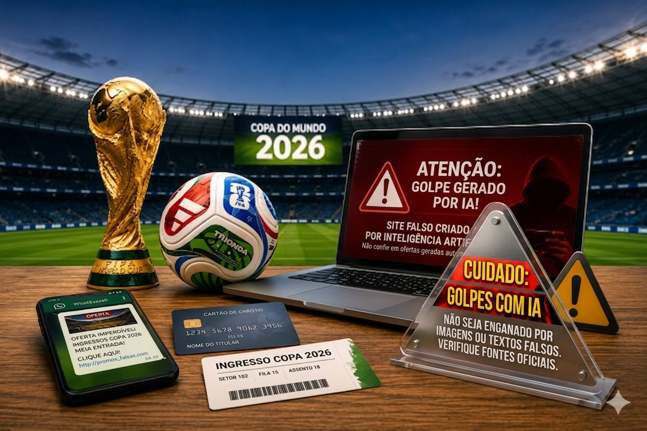 Copa chegando e os golpes aumentando: IA é uma das vilãs