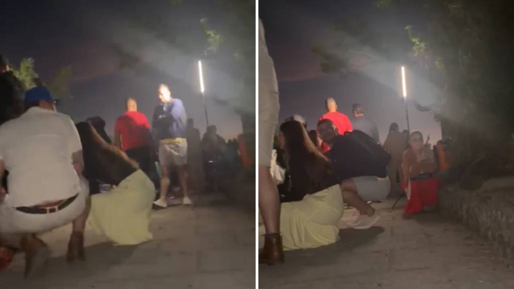 Turistas ficam presos no mirante durante ação policial no Dona Marta