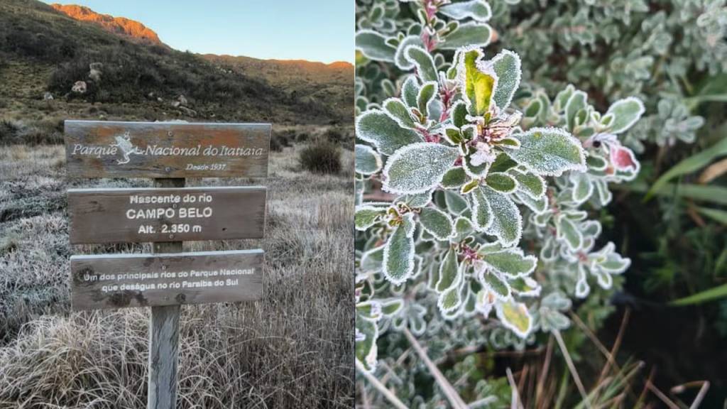 Congelante! Parque Nacional do Itatiaia registra temperatura de -11 graus