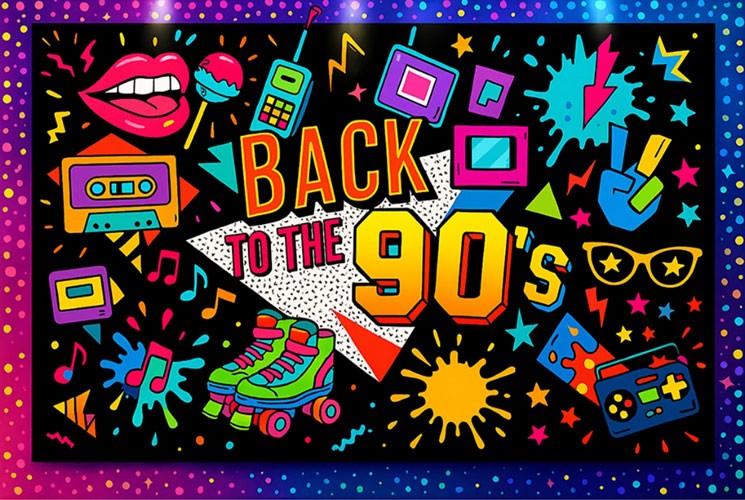 Os anos 90 estão de volta: na moda, design, cinema, TV e festa temática
