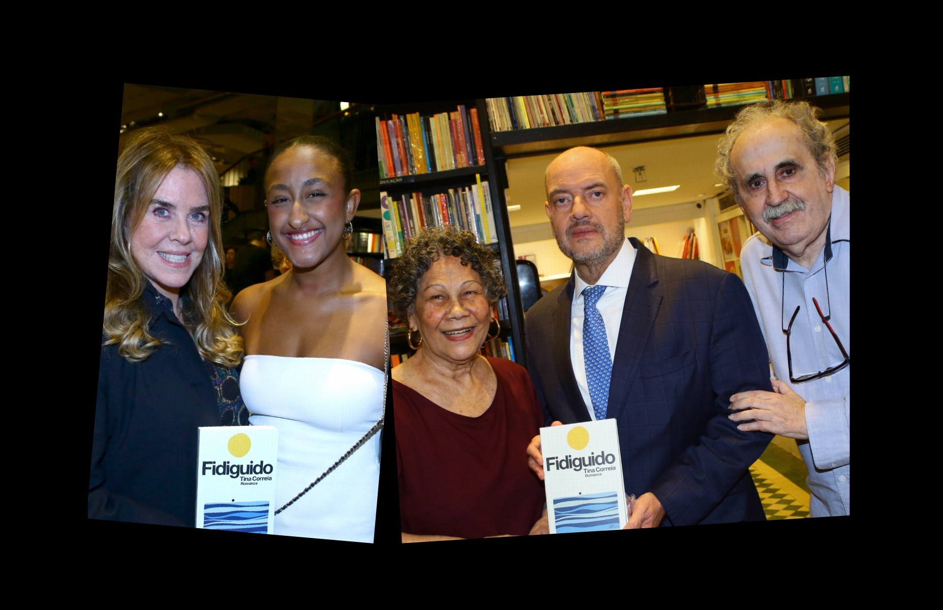 Lançamento de Tina Correia: governador, imortais e fila no Leblon  