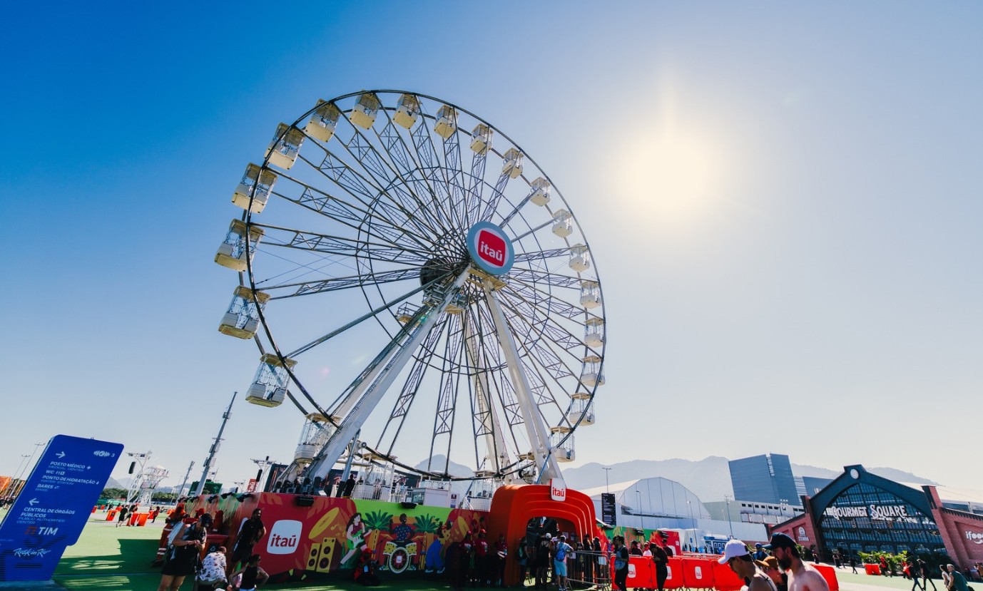 Ventos fortes fecham brinquedos no primeiro dia do Rock in Rio